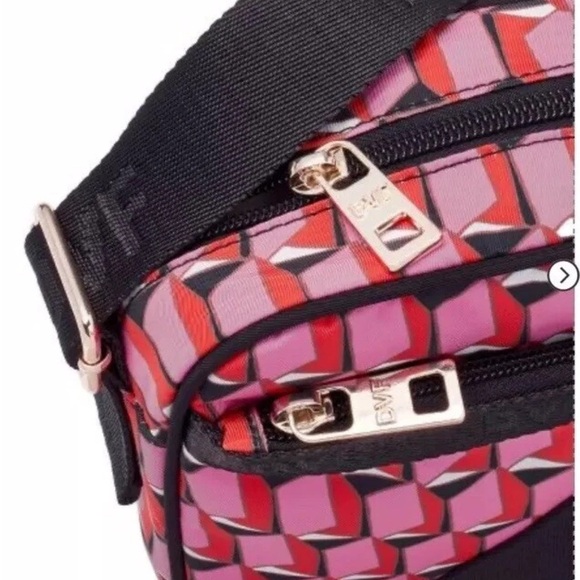 Diane Von Furstenberg Pink Patterned Jumpsuit and camera bag set - Picture 6 of 6